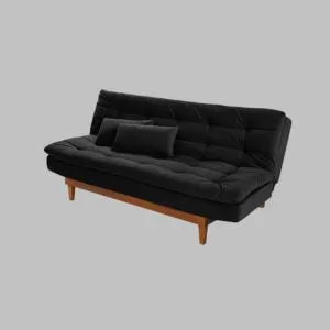 sofá cama preto