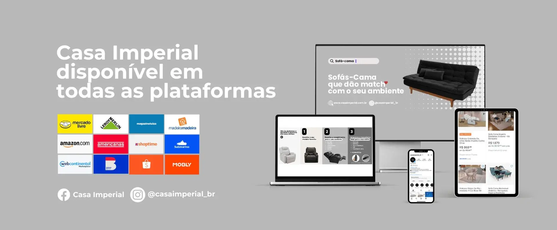 casa imperial disponível em todas as plataformas