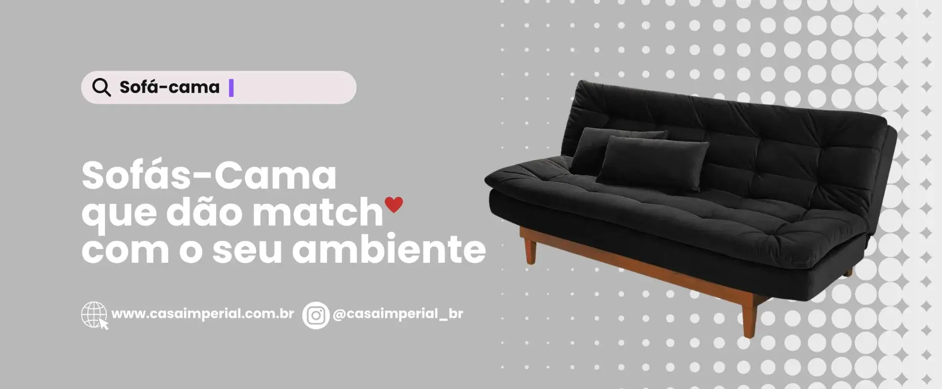 sofas-cama dão match com o seu ambiente
